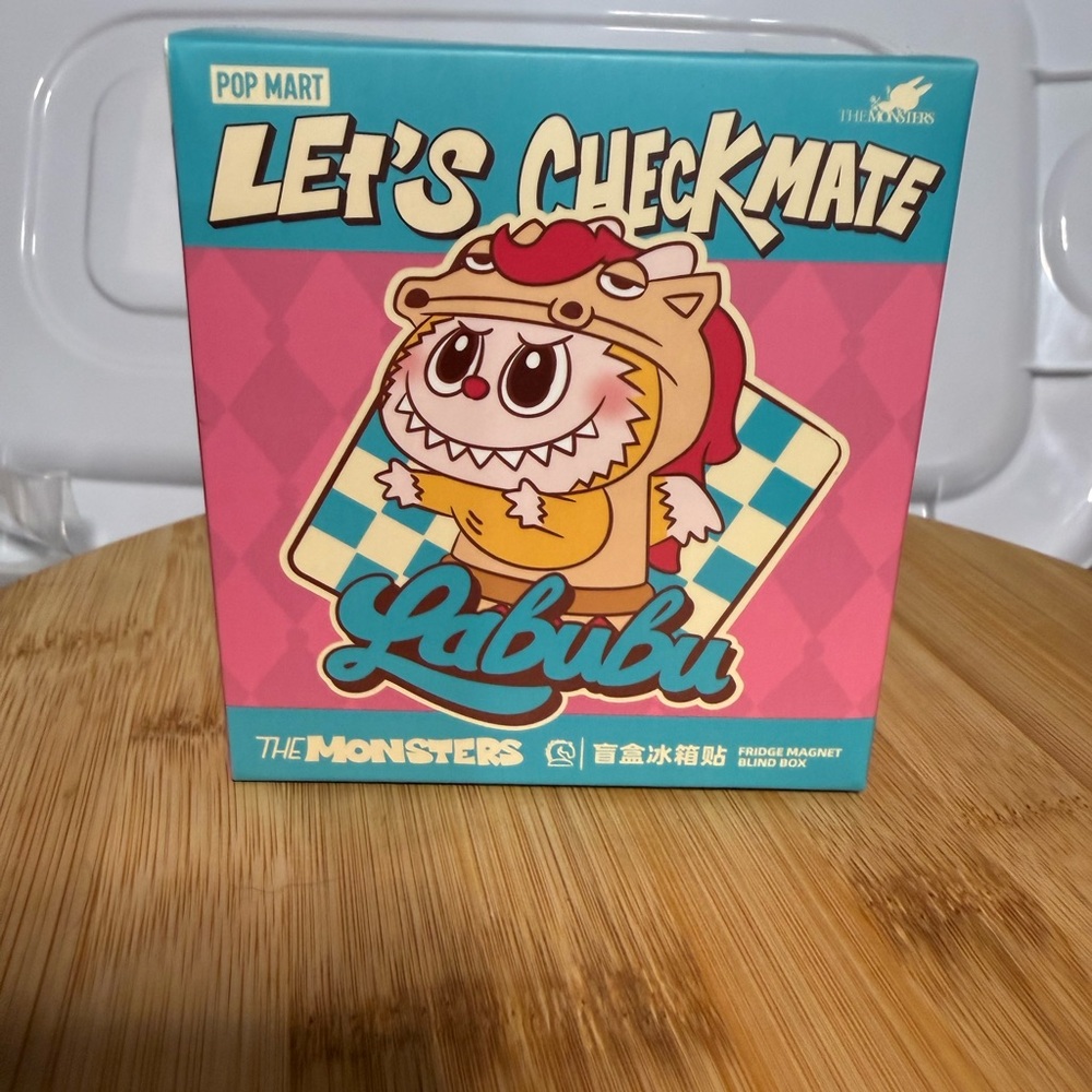 Pop Mart The Monsters "Let's Checkmate" Series Fridge Magnet